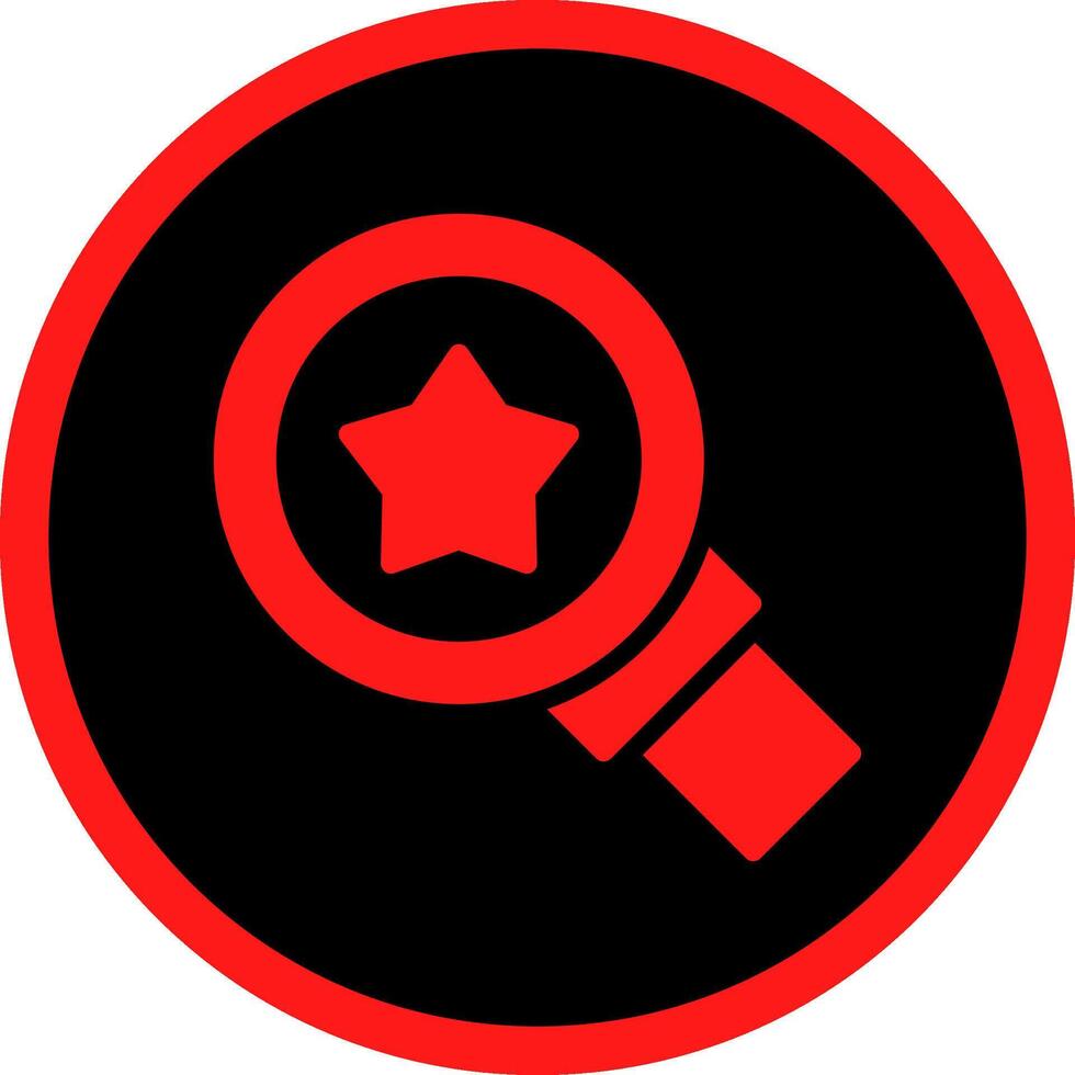 Glyph Red Icons Design vector