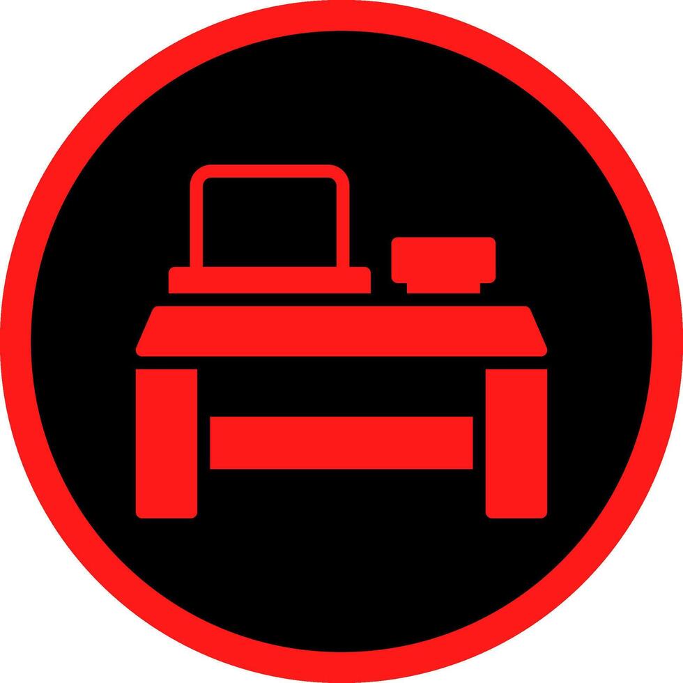 Desk Creative Icon Design vector