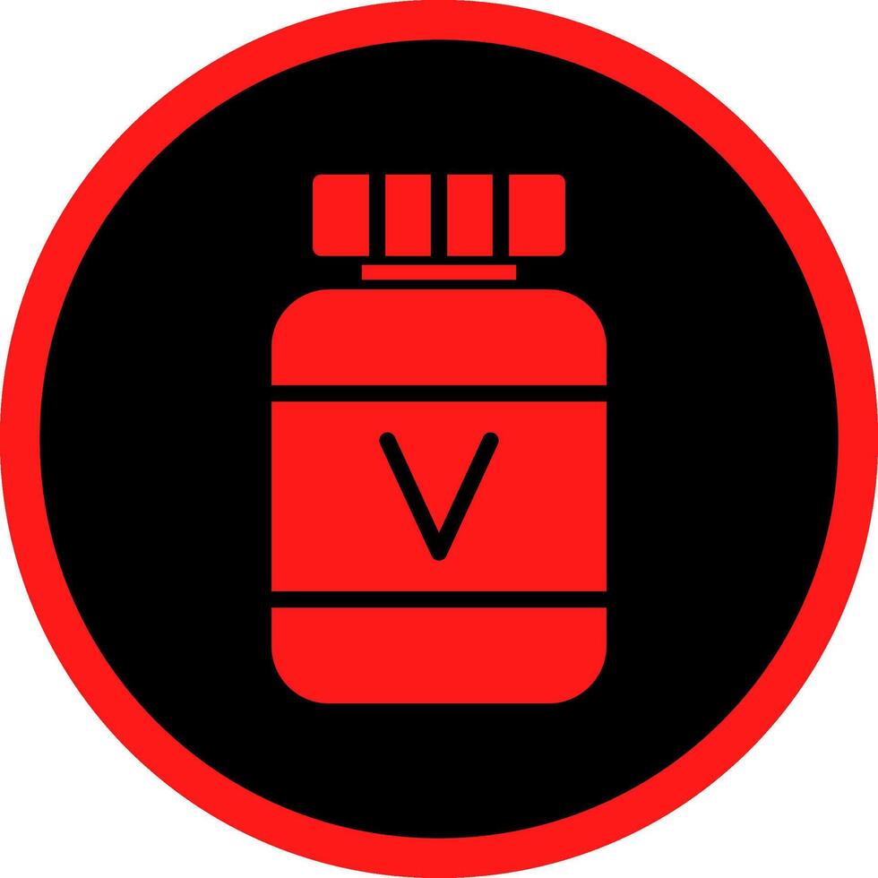 Vitamin Creative Icon Design vector