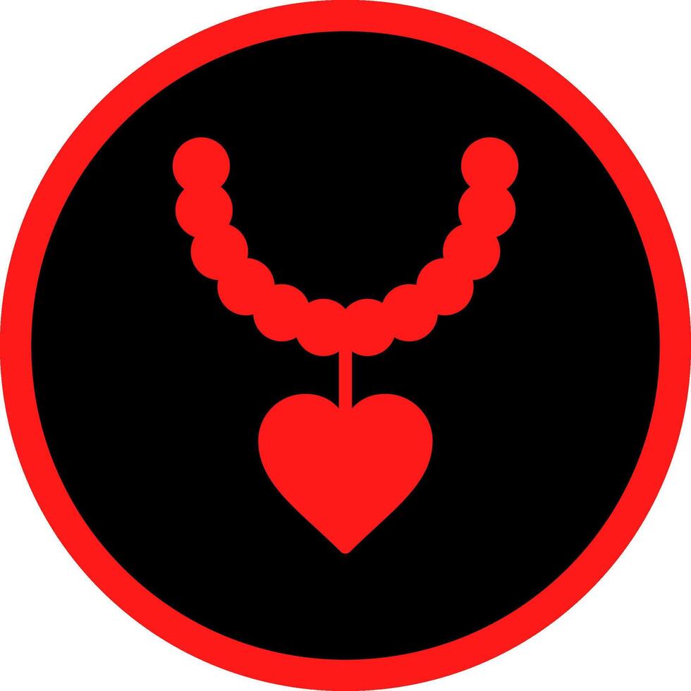 Glyph Red Icons Design vector