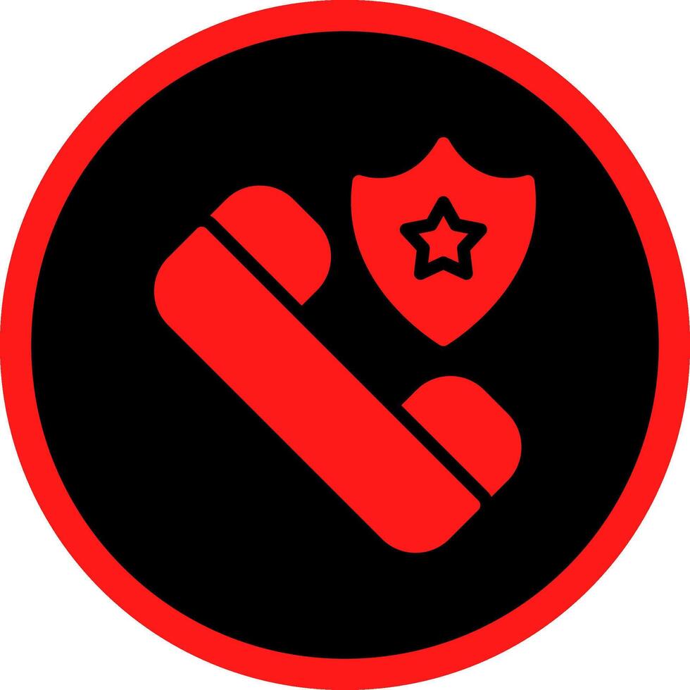 Glyph Red Icons Design vector