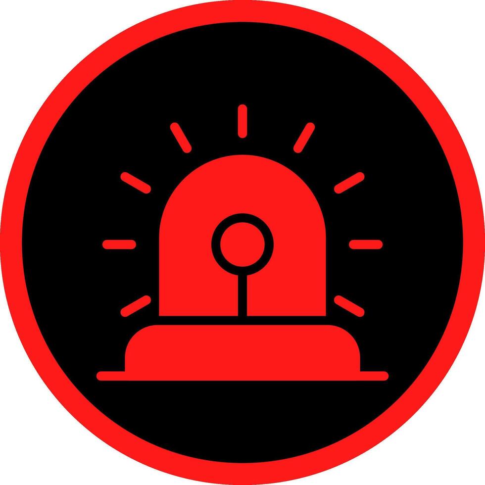 Glyph Red Icons Design vector