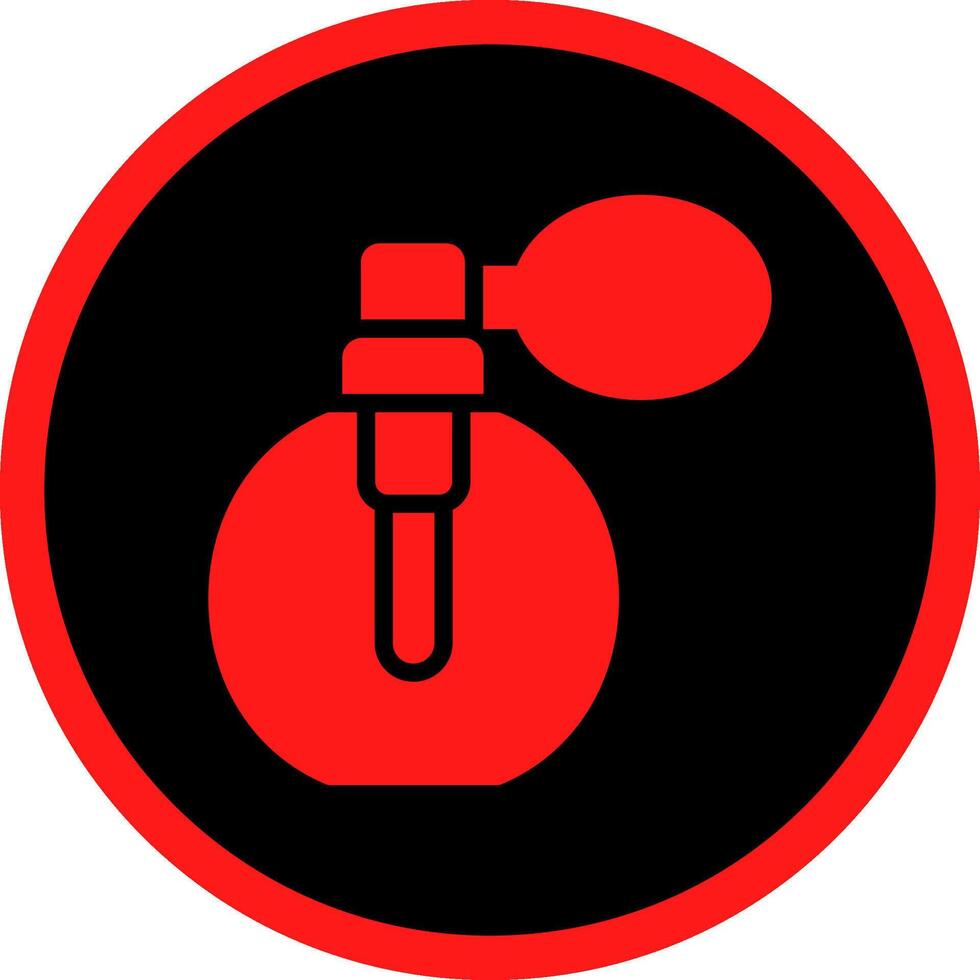 Glyph Red Icons Design vector