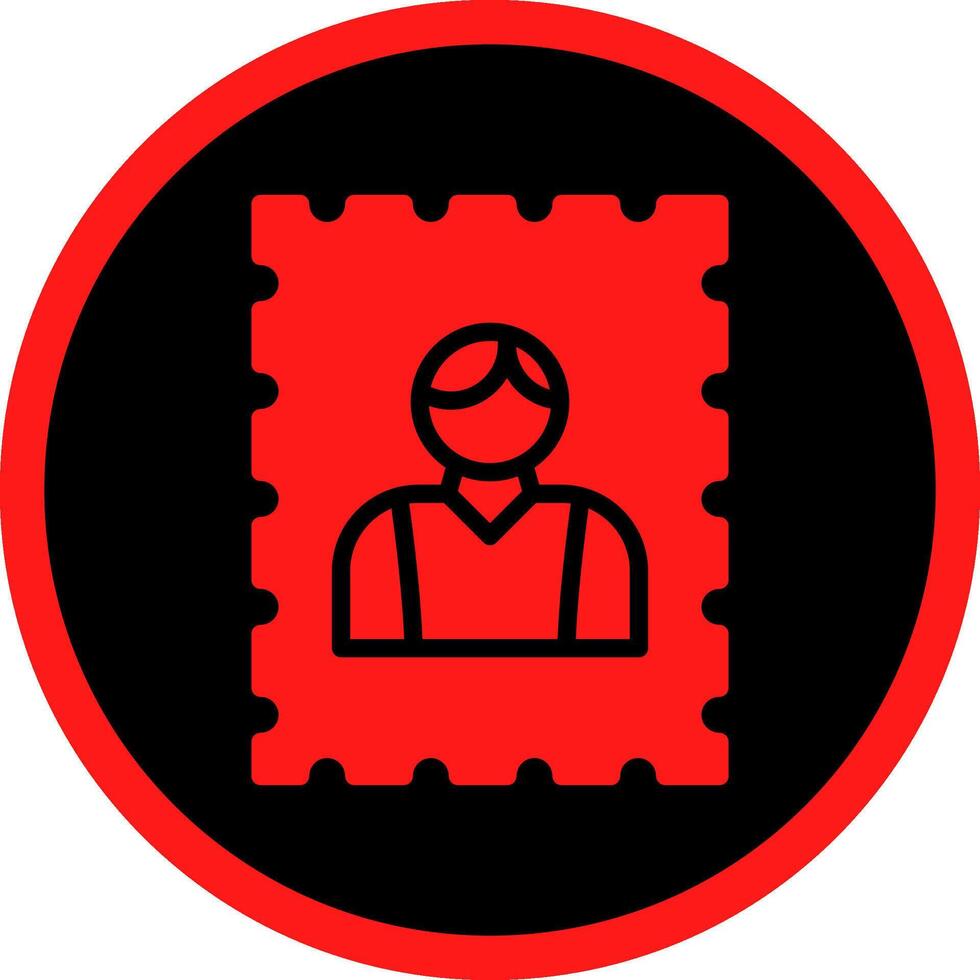 Stamp picture Creative Icon Design vector