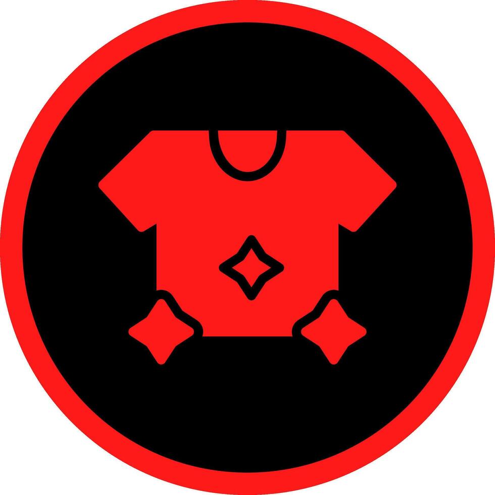 Glyph Red Icons Design vector