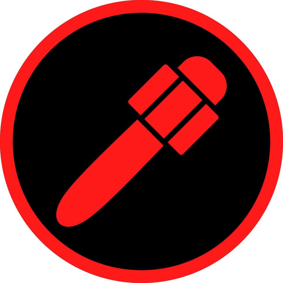 Glyph Red Icons Design vector