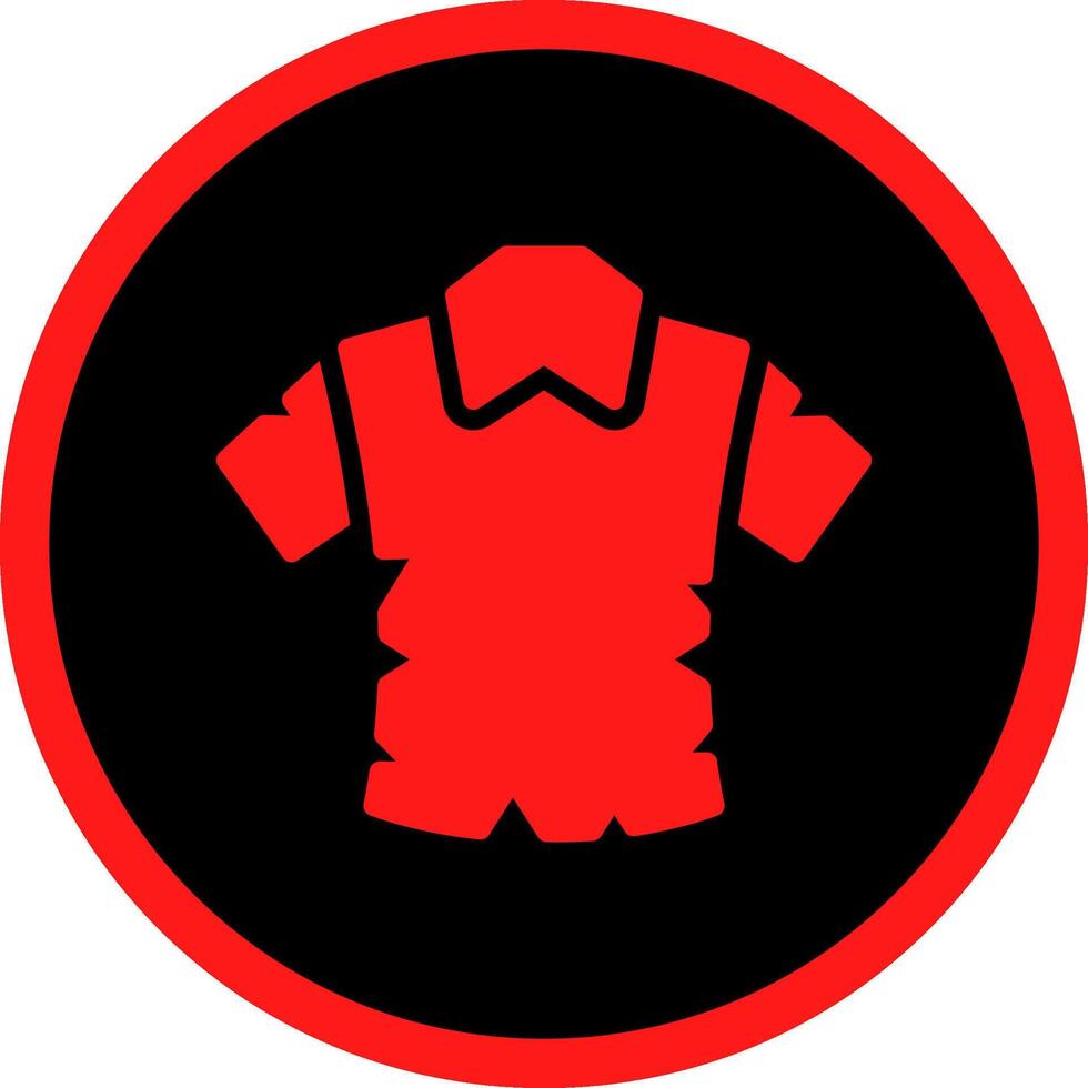 Glyph Red Icons Design vector