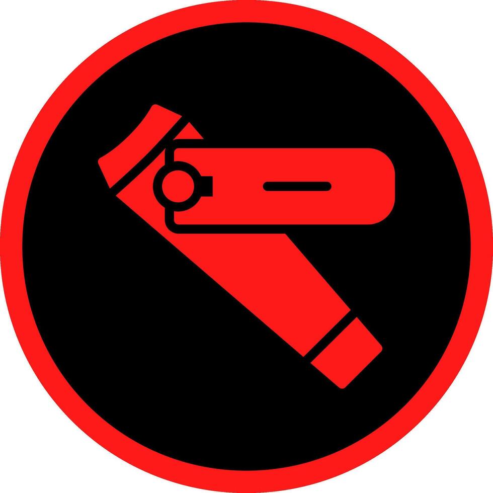 Glyph Red Icons Design vector