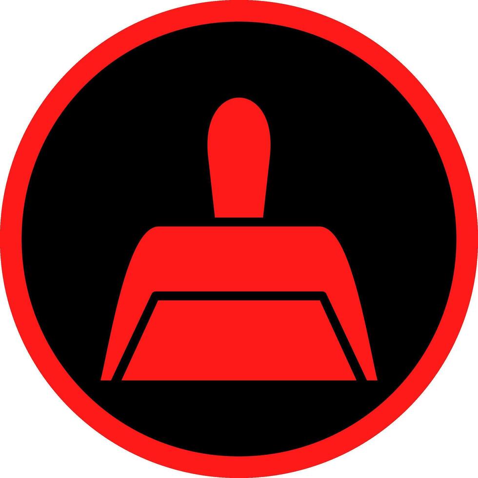 Glyph Red Icons Design vector