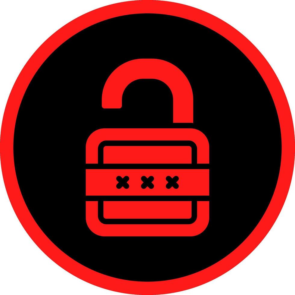 Glyph Red Icons Design vector