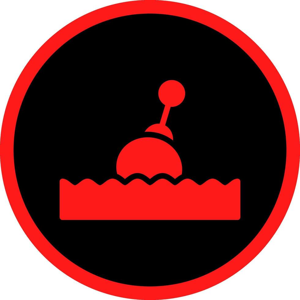 Glyph Red Icons Design vector