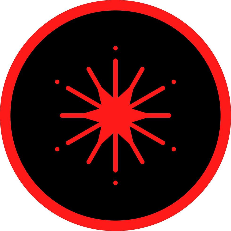Glyph Red Icons Design vector