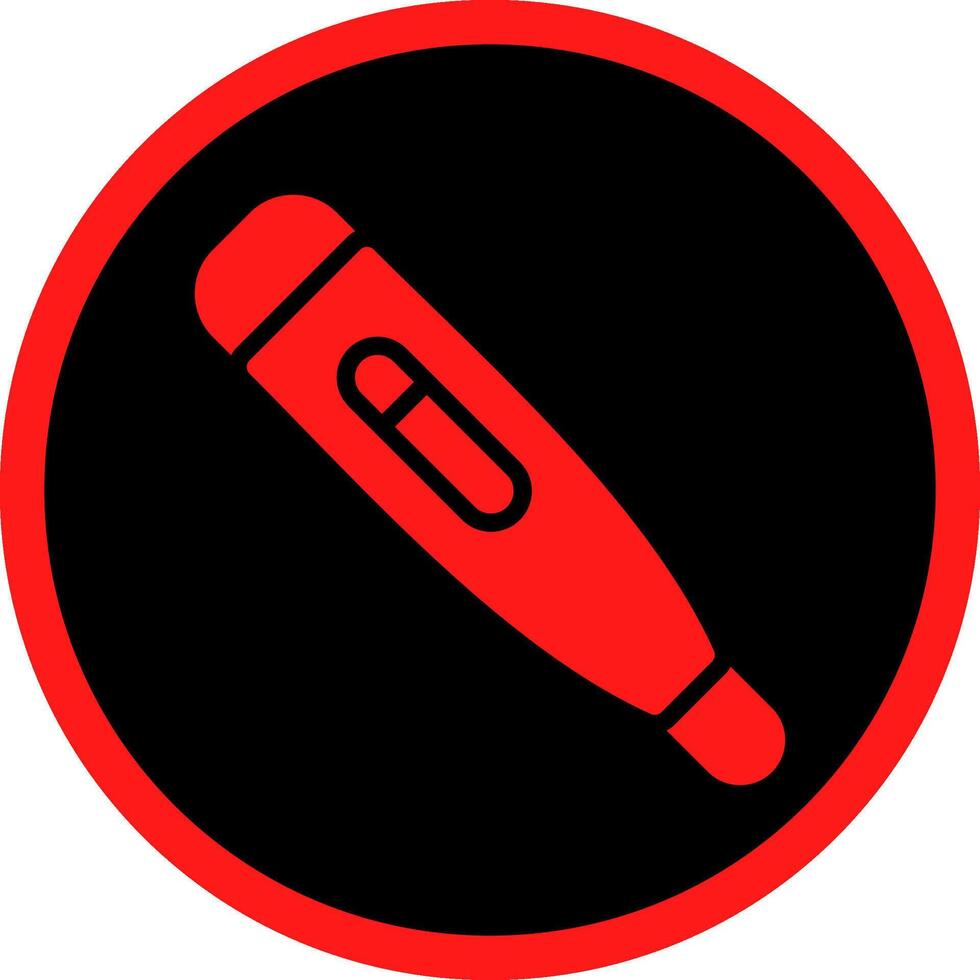 Glyph Red Icons Design vector