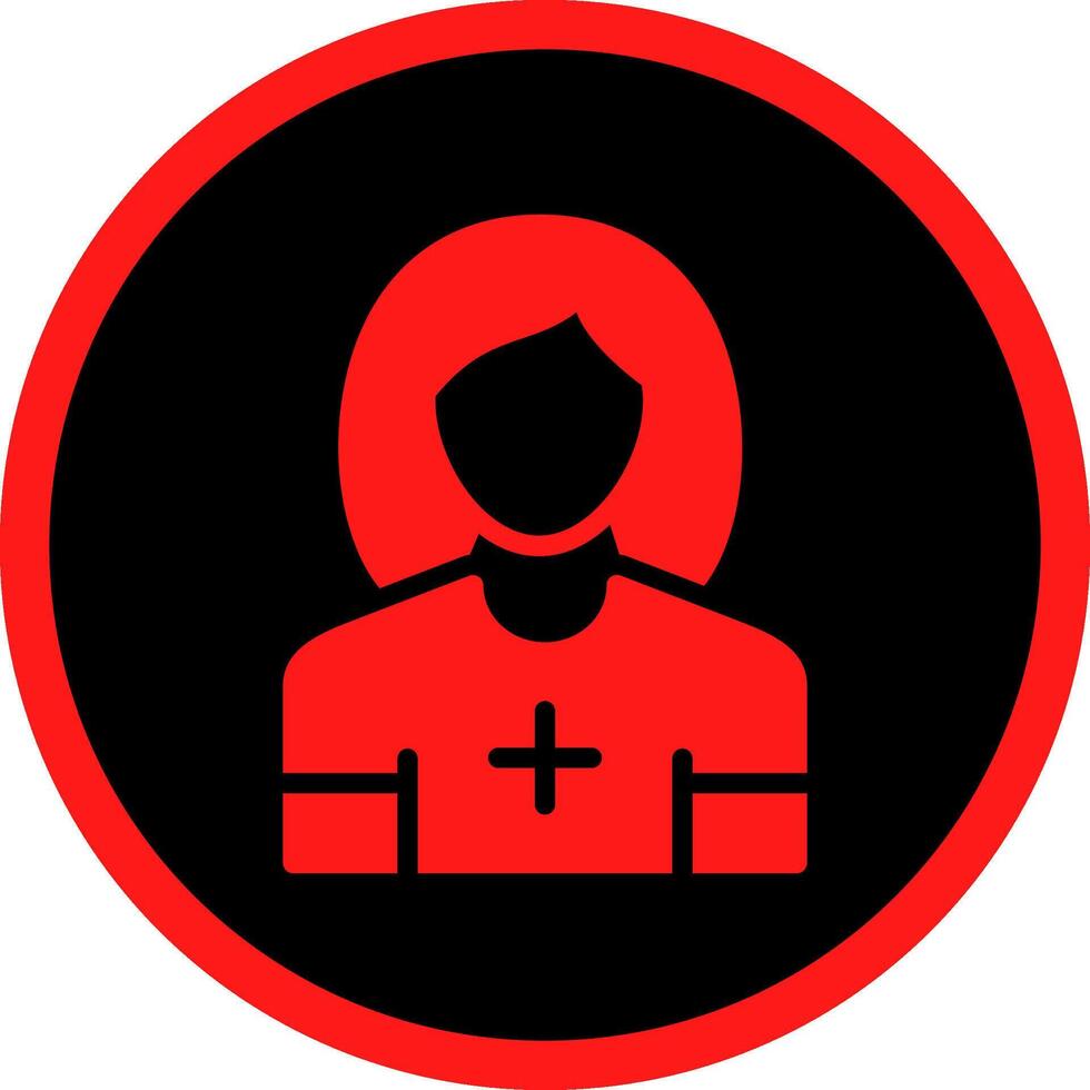 Nurse Creative Icon Design vector