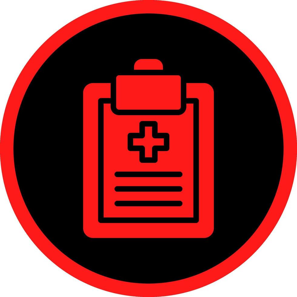 Glyph Red Icons Design vector