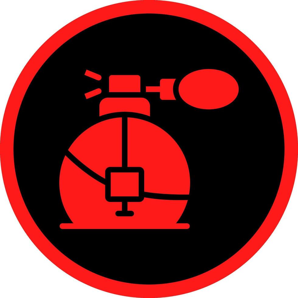 Glyph Red Icons Design vector