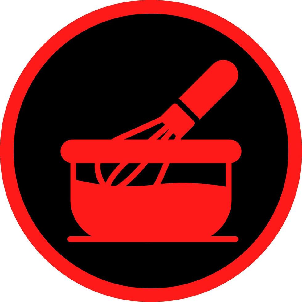 Glyph Red Icons Design vector