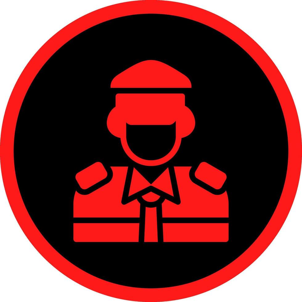 Glyph Red Icons Design vector