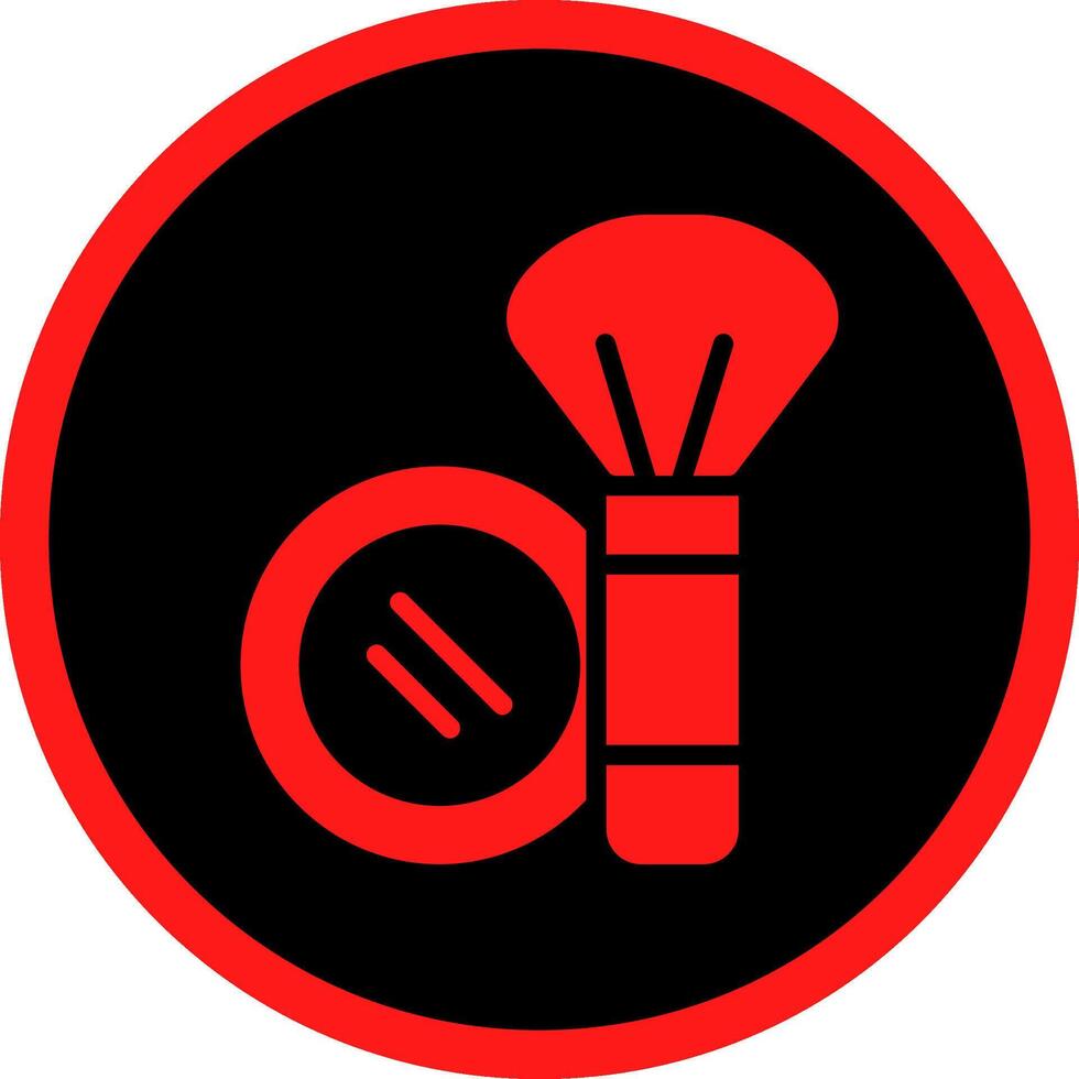 Glyph Red Icons Design vector