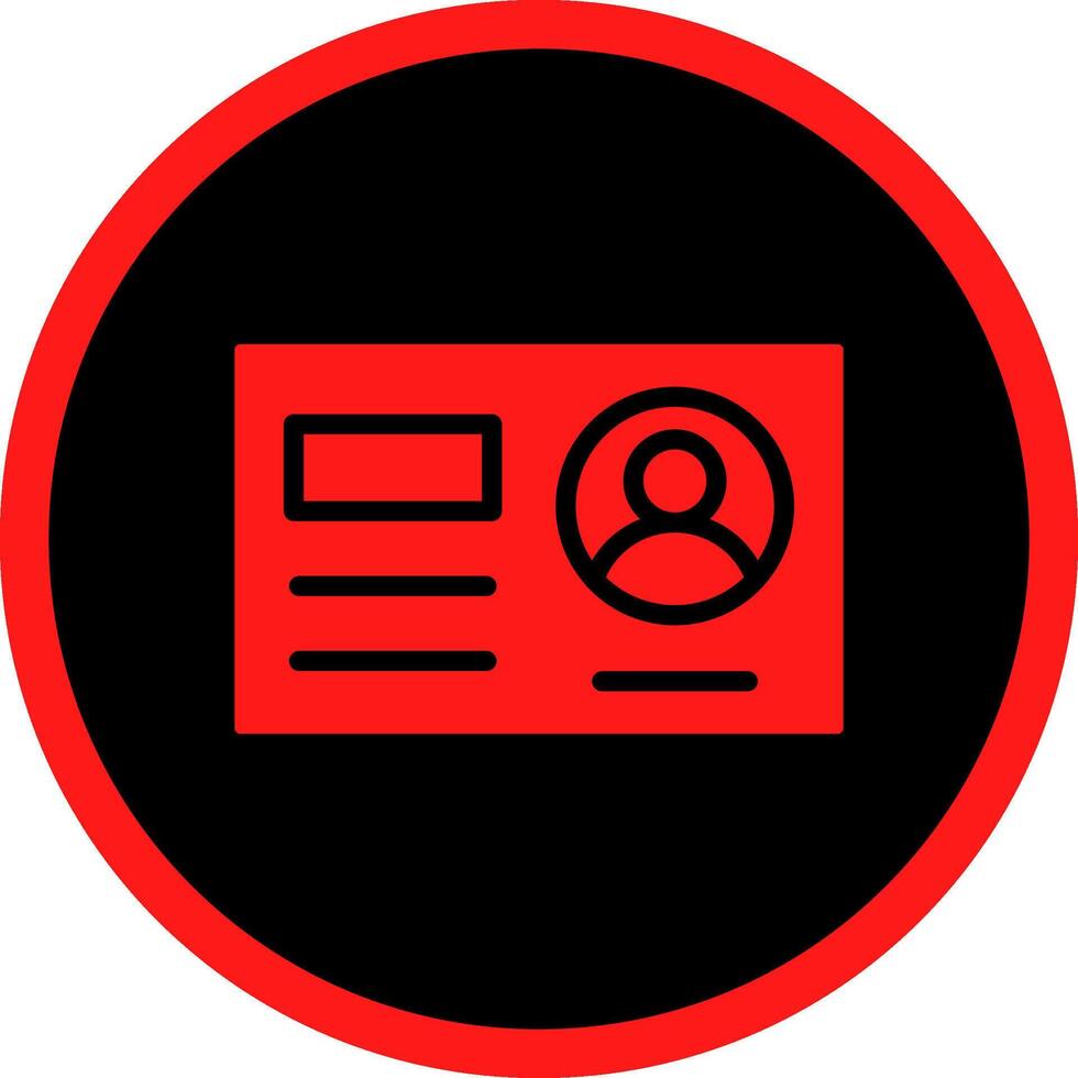Glyph Red Icons Design vector