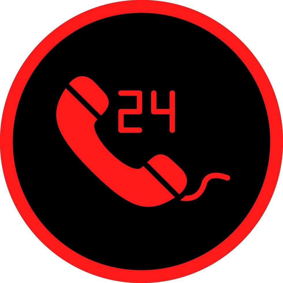 Glyph Red Icons Design vector