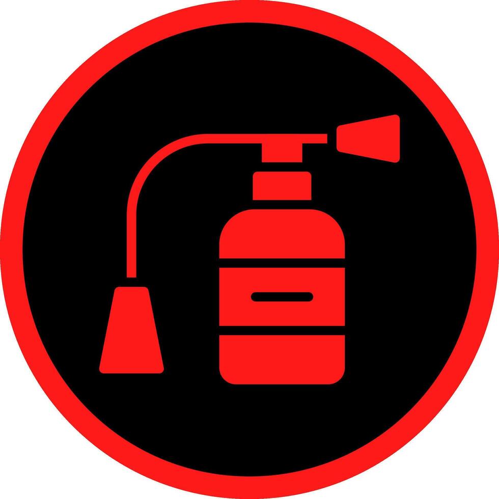 Glyph Red Icons Design vector