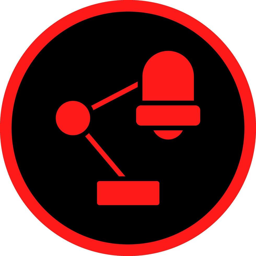 Glyph Red Icons Design vector