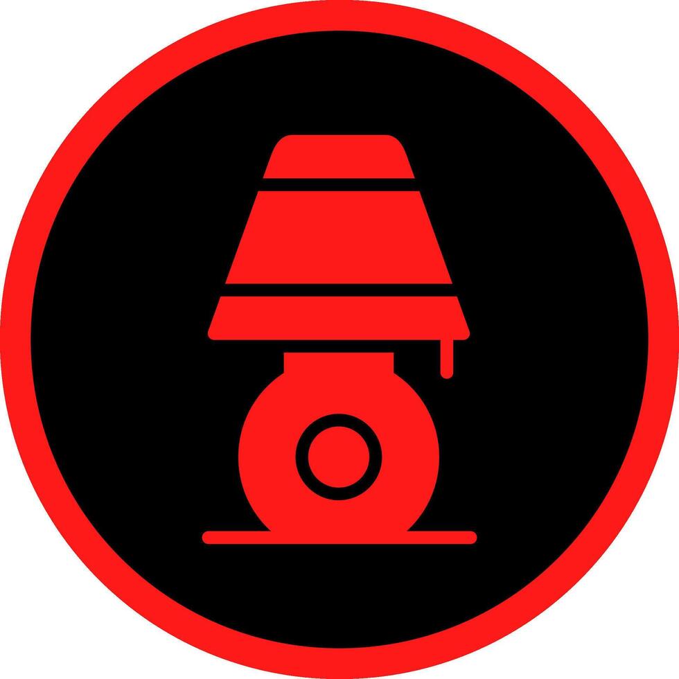 Glyph Red Icons Design vector
