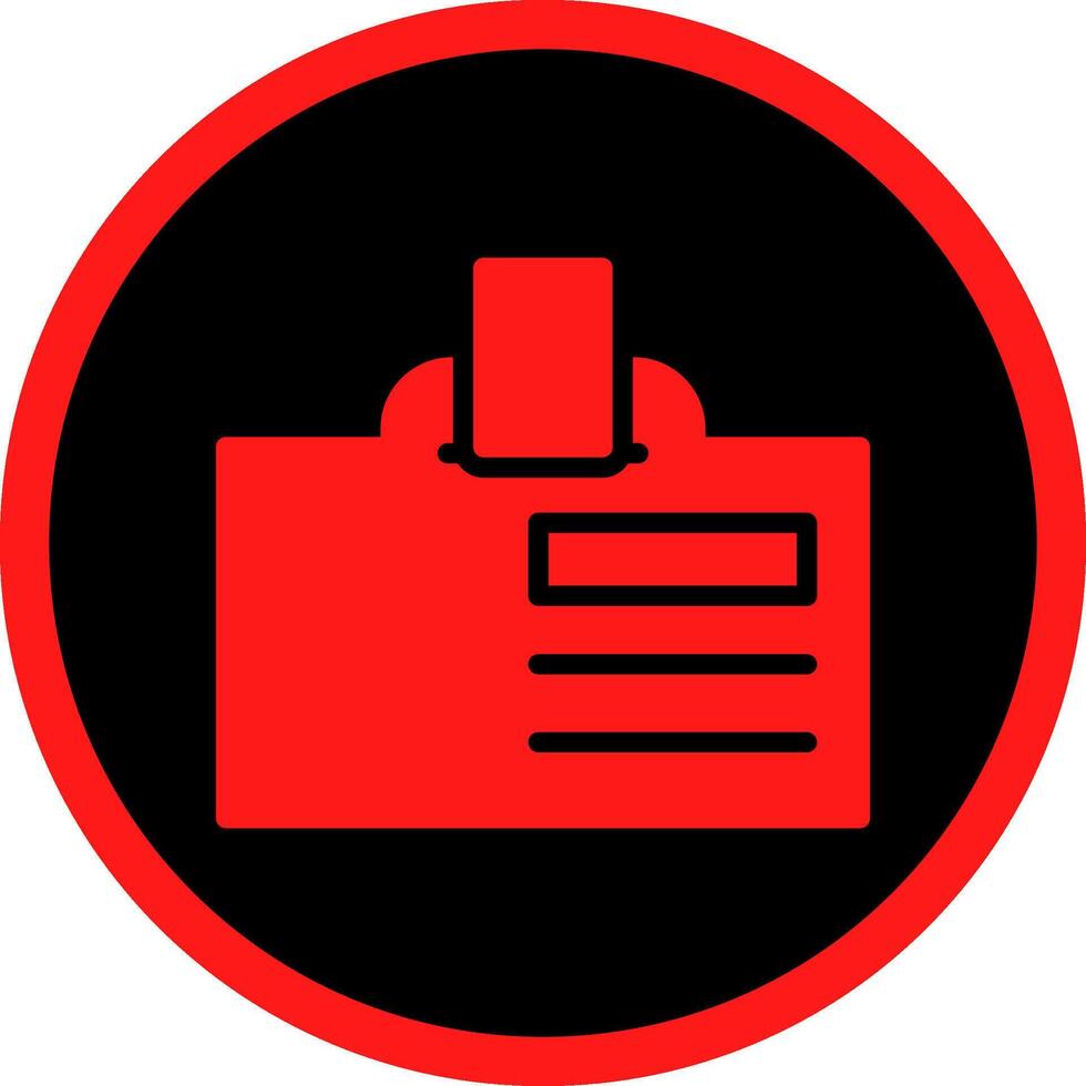 Glyph Red Icons Design vector