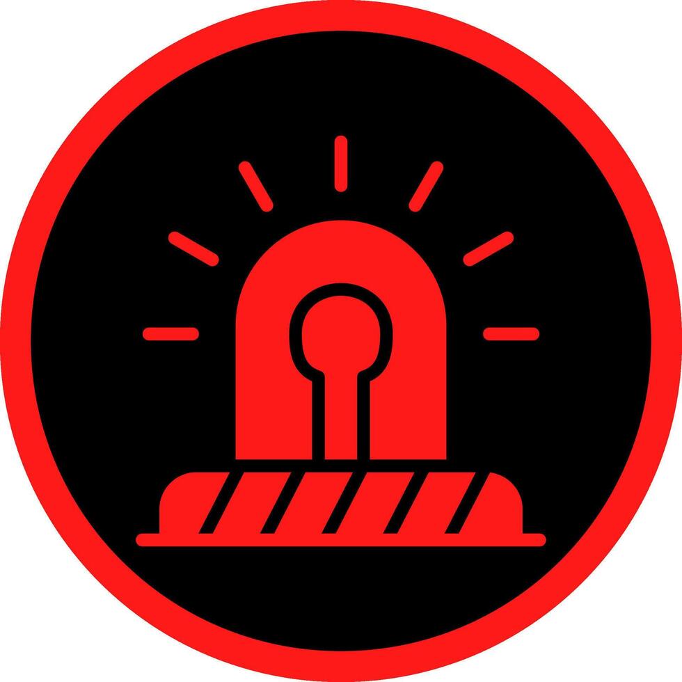 Glyph Red Icons Design vector