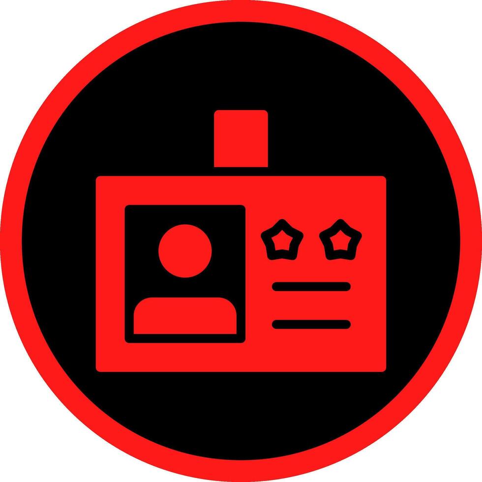 Glyph Red Icons Design vector