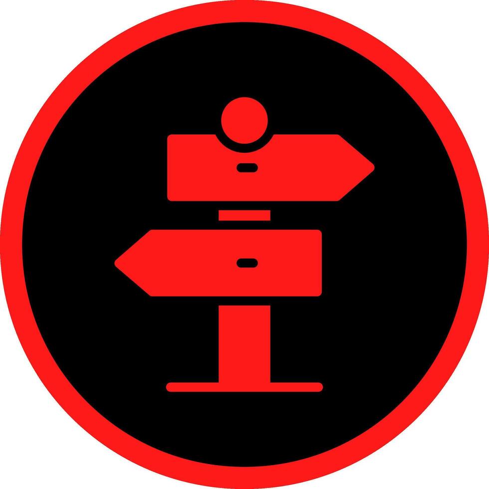 Glyph Red Icons Design vector