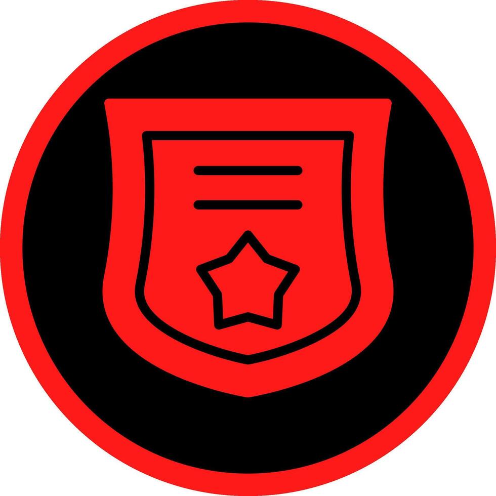 Glyph Red Icons Design vector