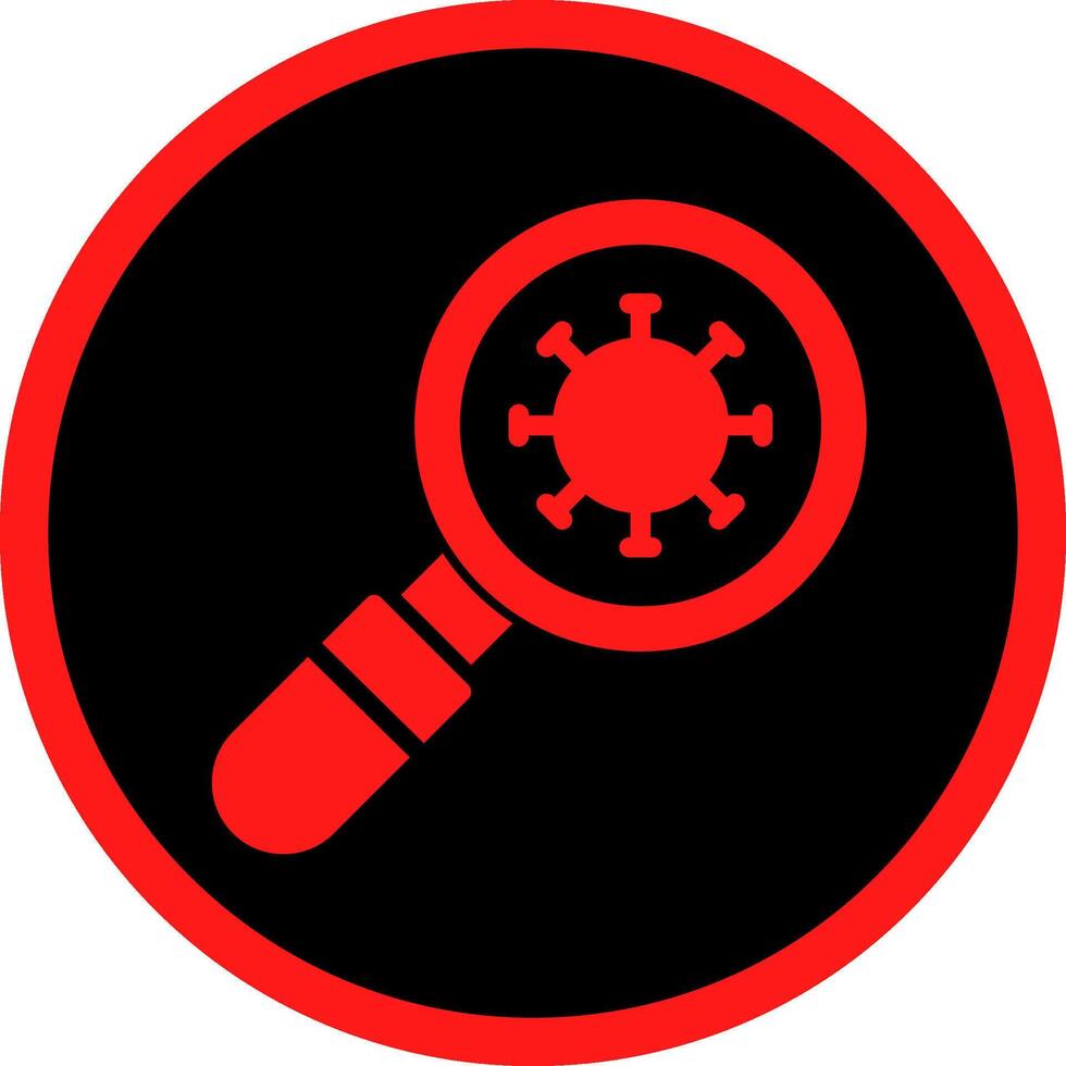 Glyph Red Icons Design vector
