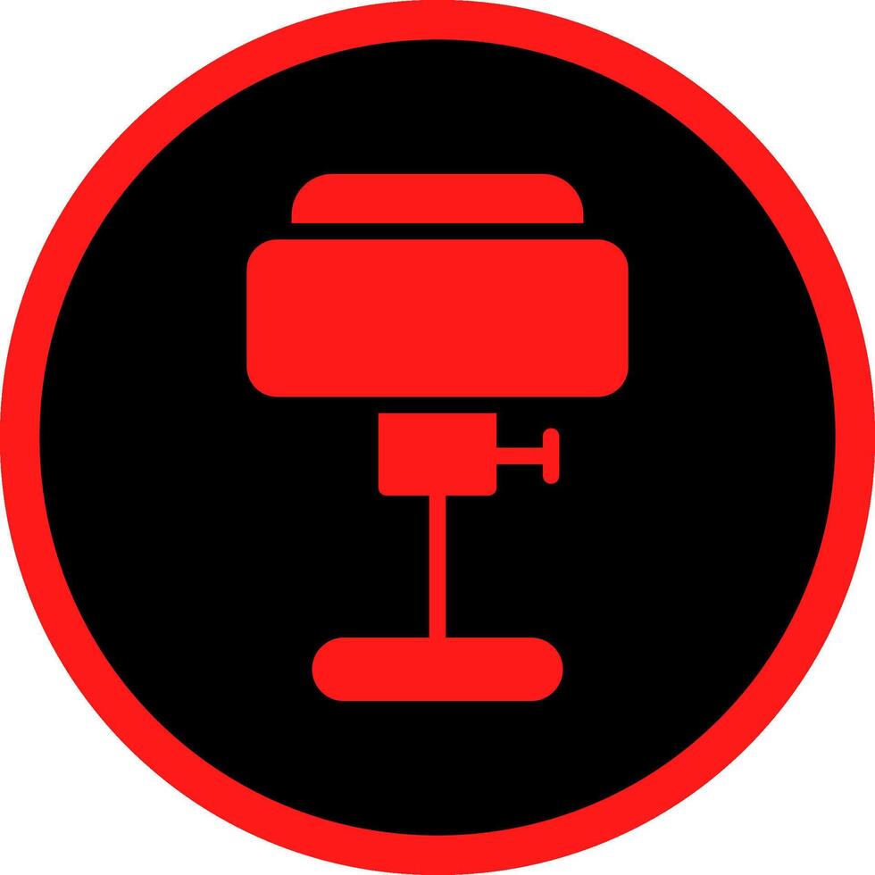 Glyph Red Icons Design vector