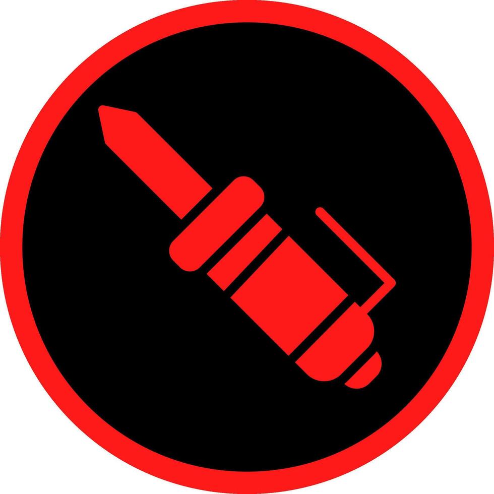Glyph Red Icons Design vector