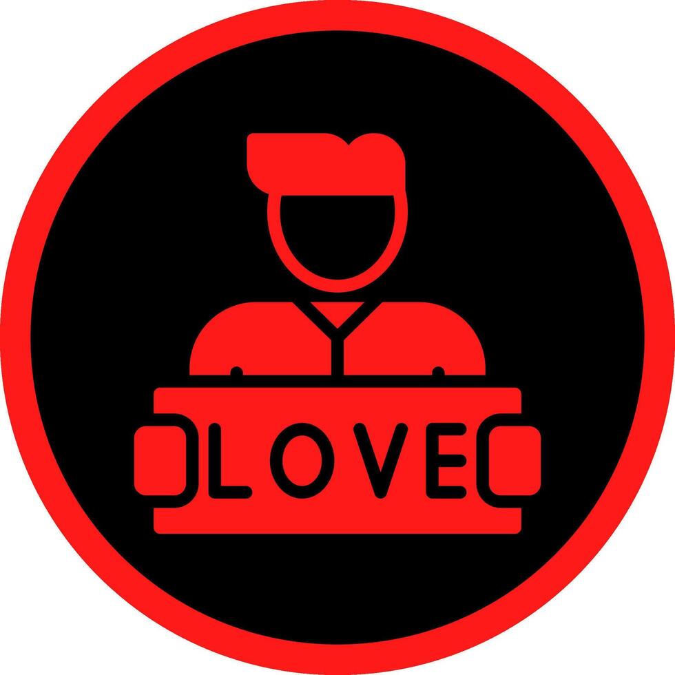 diseño de icono creativo de amor vector