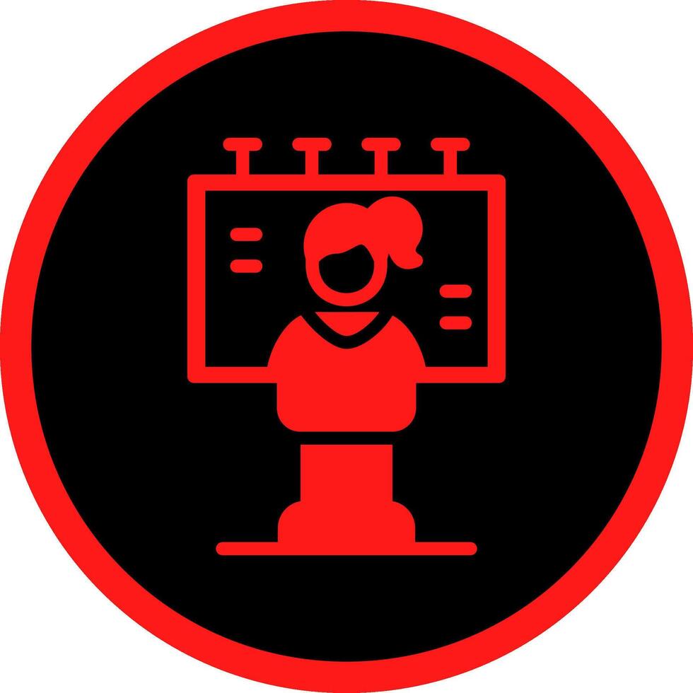 Billboard Creative Icon Design vector