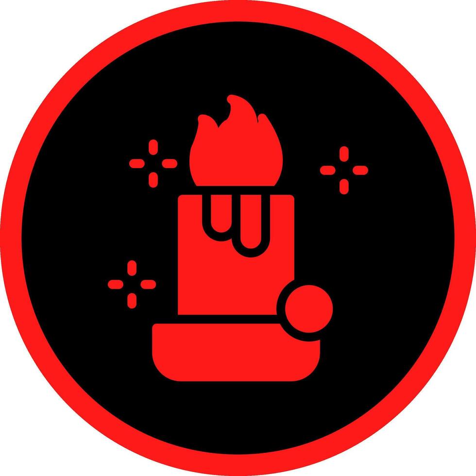 Candle Creative Icon Design vector