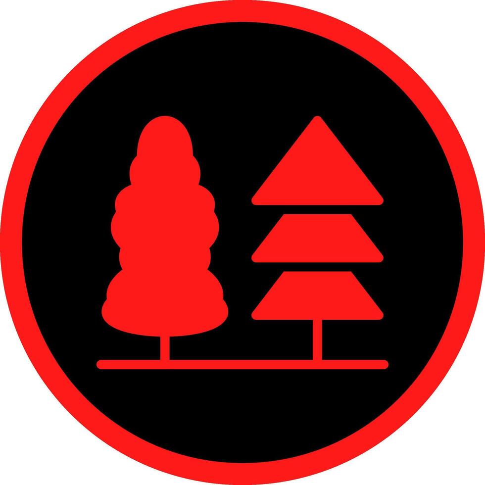 Forest Creative Icon Design vector