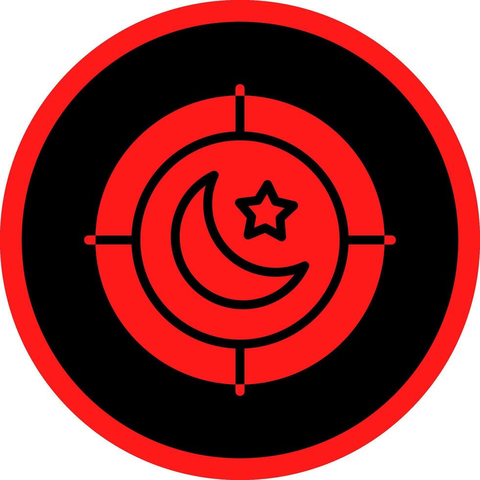 Night Creative Icon Design vector