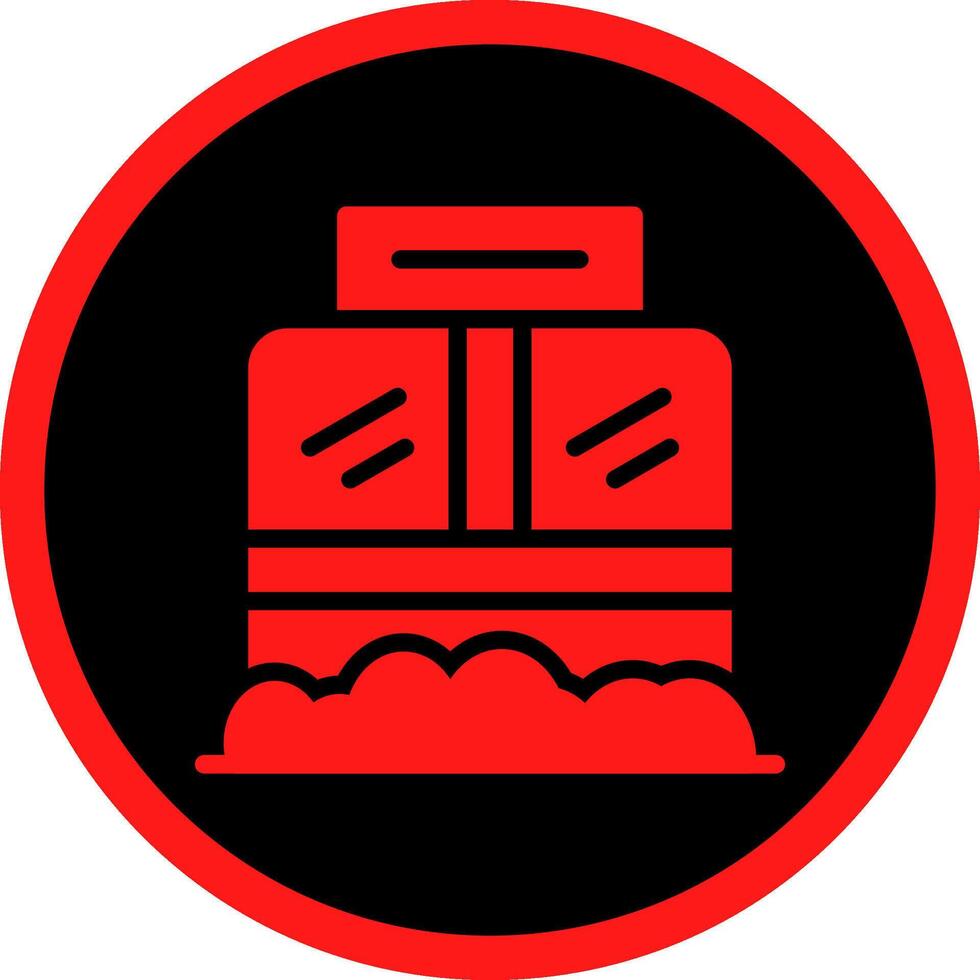 Ticket Box Creative Icon Design vector