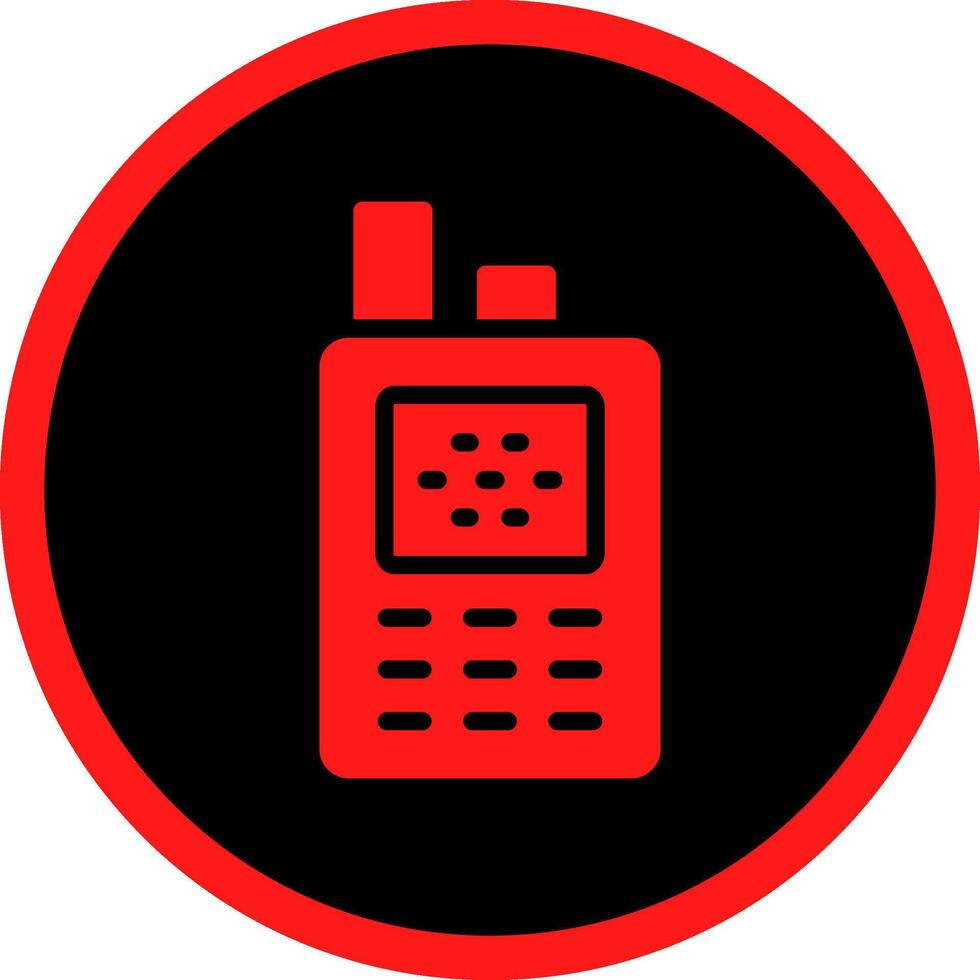Walkie Talkie Creative Icon Design vector