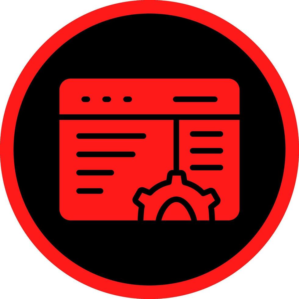 Browser Creative Icon Design vector