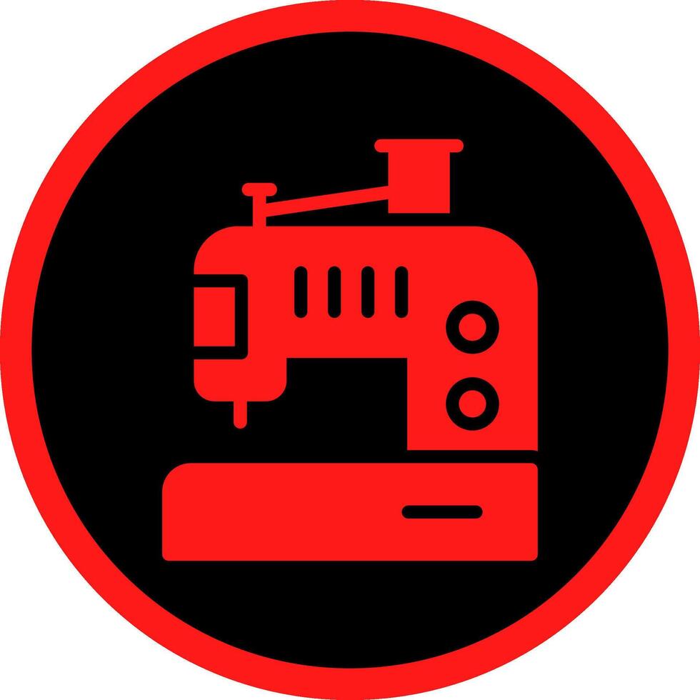 Sewing Machine Creative Icon Design vector