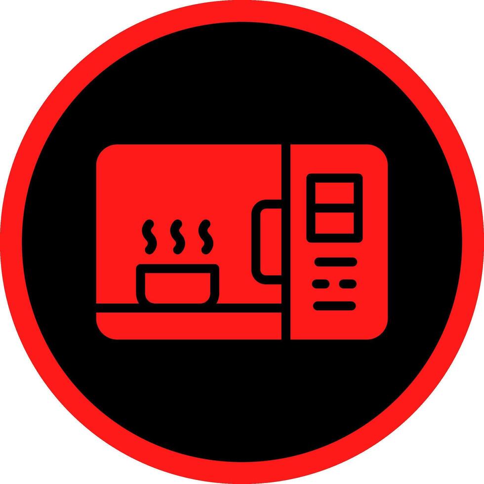 Microwave Creative Icon Design vector