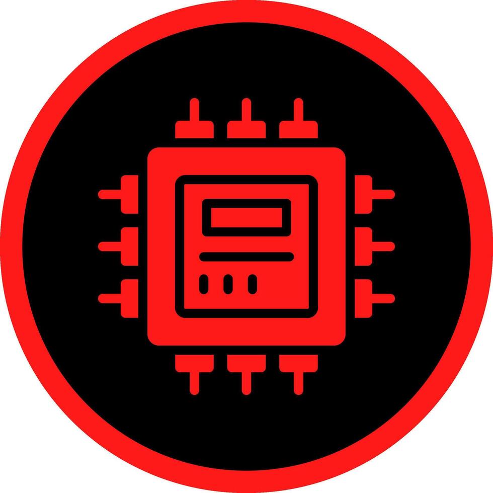 Cpu Creative Icon Design vector