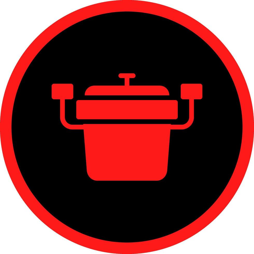 Pot Creative Icon Design vector