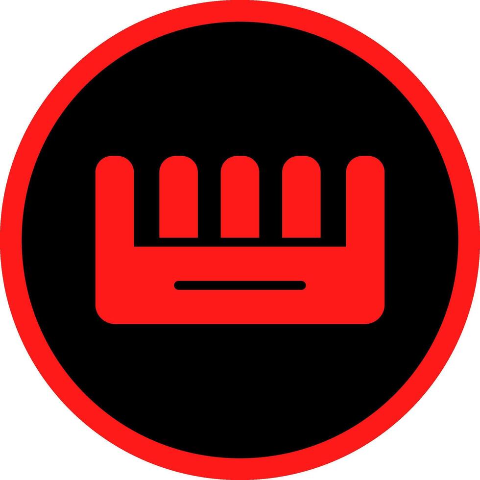 Comb Creative Icon Design vector