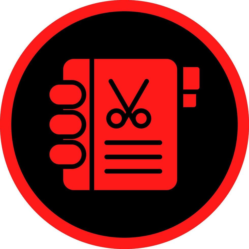Agenda Creative Icon Design vector